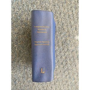 Langenscheidt’s vintage Standard Dictionary English Spanish 1966
